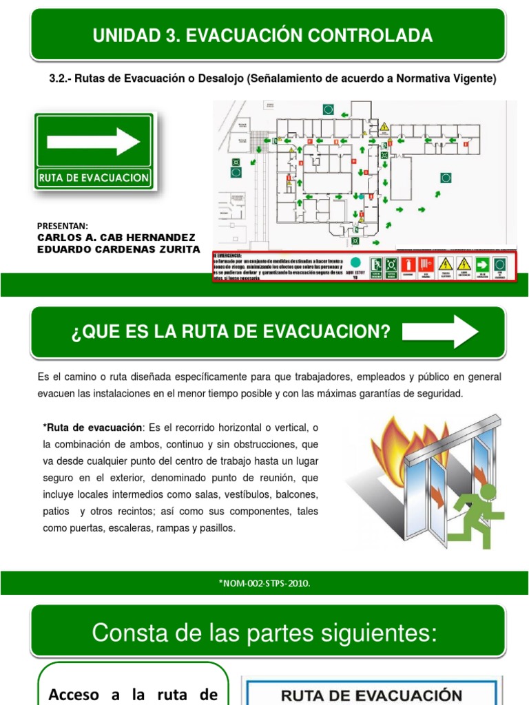 Rutas de Evacuación y Seguridad | PDF | Ventana | Naturaleza
