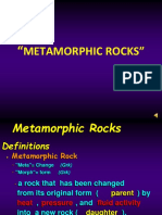Lesson # 12 - Metamorphic Rock