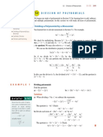 Polynomials Division PDF