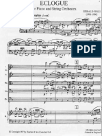 Finzi Gerald-Eclogue (Piano and Strings) PDF