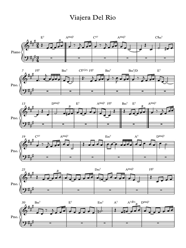 Viajera Del Rio Chords