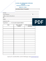 Planilla de Asistencia Mensual - Discapacidad