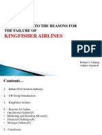 REASONS FOR THE FAILURE OF KINGFISHER AIRLINES