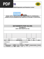 Manual Valves Datasheet. Rev 1