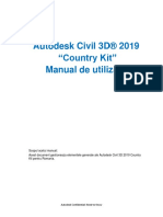 Autodesk Civil 3D 2019 Country Kit Manual de Utilizare