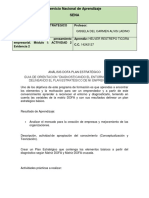 Análisis Dofa Plan Estratégico PDF 2019