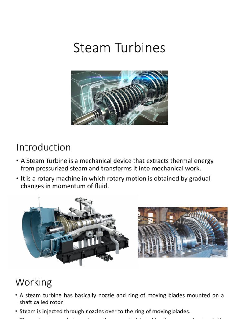 Steam Turbine | PDF | Turbine | Rotating Machines