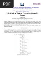 Life Cycle of Source Program Compiler Design