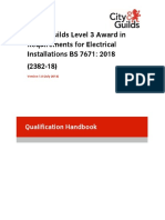 2382-18 l3 Award in Requirements For Electrical Installations Handbook v1-1
