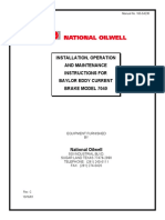 Installation, Operation and Maintenance Instructions For Baylor Eddy Current Brake Model 7040