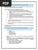 Guideline For TTT Exemption Application