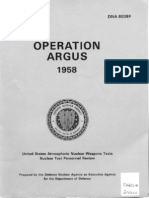 Operation Argus Nuclear Tests in Atmosphere 1958 - DNA 6039F - Operation ARGUS - 1958