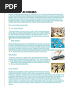 Basic Aerobic Dance Steps Guide | PDF | Foot | Dances