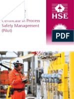 Nebosh Hse Certificate in Process Safety Management (Pilot) : Guide To The