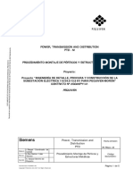 Procedimiento Montaje de Porticos y Estructuras PDF