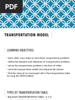 Transportation Models