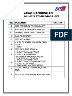 Senarai Kandungan SPP