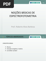 Noções Básicas de Espectrofotometria