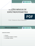 Noções Básicas de Espectrofotometria