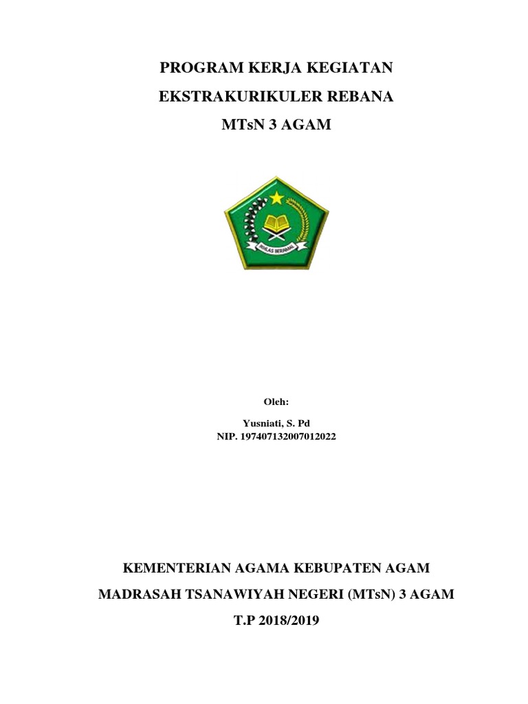Contoh Program Kerja Ekstrakurikuler Rebana