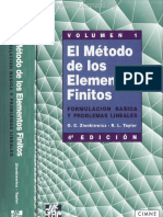 El Método de los Elementos Finitos Vol. 1 - Zienkiewicz & Taylor - 4ta Edición.pdf
