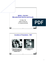 EE105 - Fall 2015 Microelectronic Devices and Circuits: Prof. Ming C. Wu Wu@eecs - Berkeley.edu 511 Sutardja Dai Hall (SDH)