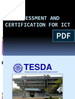 Tesdaassessment and Certification For ICTO - 24june2016 PDF