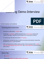 Teaching Demo Interview: ©51talk. Proprietary and Confidential