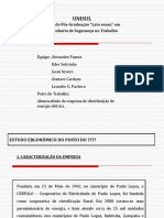 Estudo ergonômico do almoxarifado de empresa de distribuição de energia elétrica