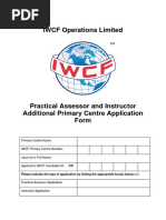 AC-0025 Practical Assessor and Instructor Additional Primary Centre Application Form PDF