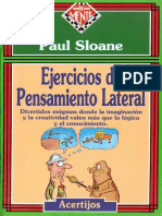 Paul Sloane - Ejercicios de Pensamiento Lateral PDF
