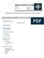 Development Document For PBS Traders