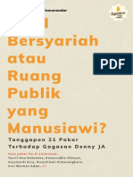 Denny Ja Nkri Bersyariah Atau Ruang Publik Yang Manusiawi Polemik