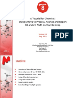 MANUAL MESTRENOVA - NMR - Training - For - Chemists - On - 1D - and - 2D - NMR-Version - 8.0 PDF
