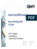 Smart Card APDU Analysis: Black Hat Briefings 2008 Las Vegas