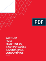 Cartilha para Registros de Incorporacoes Imobiliarias e Condominios