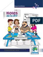 Kit de Fichas Desprendibles 1 de 2, Roles JRV Elecciones Generales 2019, TSE Guatemala