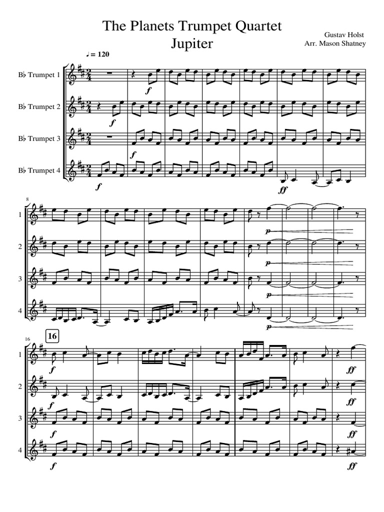 The Jupiter Trumpet Quartet PDF
