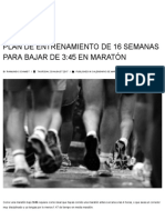 PLAN DE ENTRENAMIENTO DE 16 SEMANAS PARA BAJAR DE 3_45 EN MARATÓN – Marathon Ranking