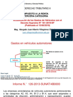 Actualizacion de Los Gastos de Vehiculos