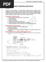 Module 3: Induction Motor Drives: Syllabus