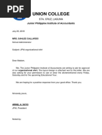 Jpia Letter