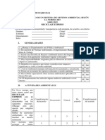 Encuesta Diseño de Un Sistema de Gestion Ambiental Según La Norma Iso