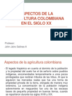Aspectos de La Agricultura Colombiana en Siglo XX