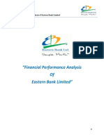 Financial Performance Analysis of Eastern Bank Limited: A Comparative Study