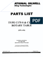 National C-175 Parts List