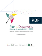 Plan de Desarrollo Cultural de Medellin 2011-2020