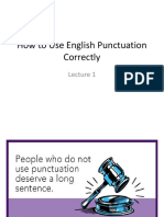 Haw To Use Punctuation C