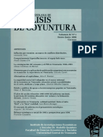 Analisis de Coyuntura Volumen II No 1 Enero Junio 1996 