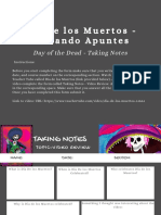 Graphic Organizer Dia de Los Muertos - Ruben Villarreal